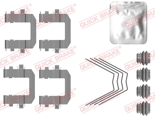 Accessory Kit, disc brake pad